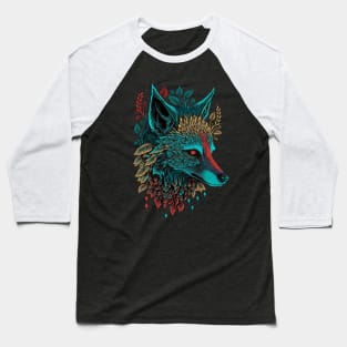 Blacklight Coyote Baseball T-Shirt